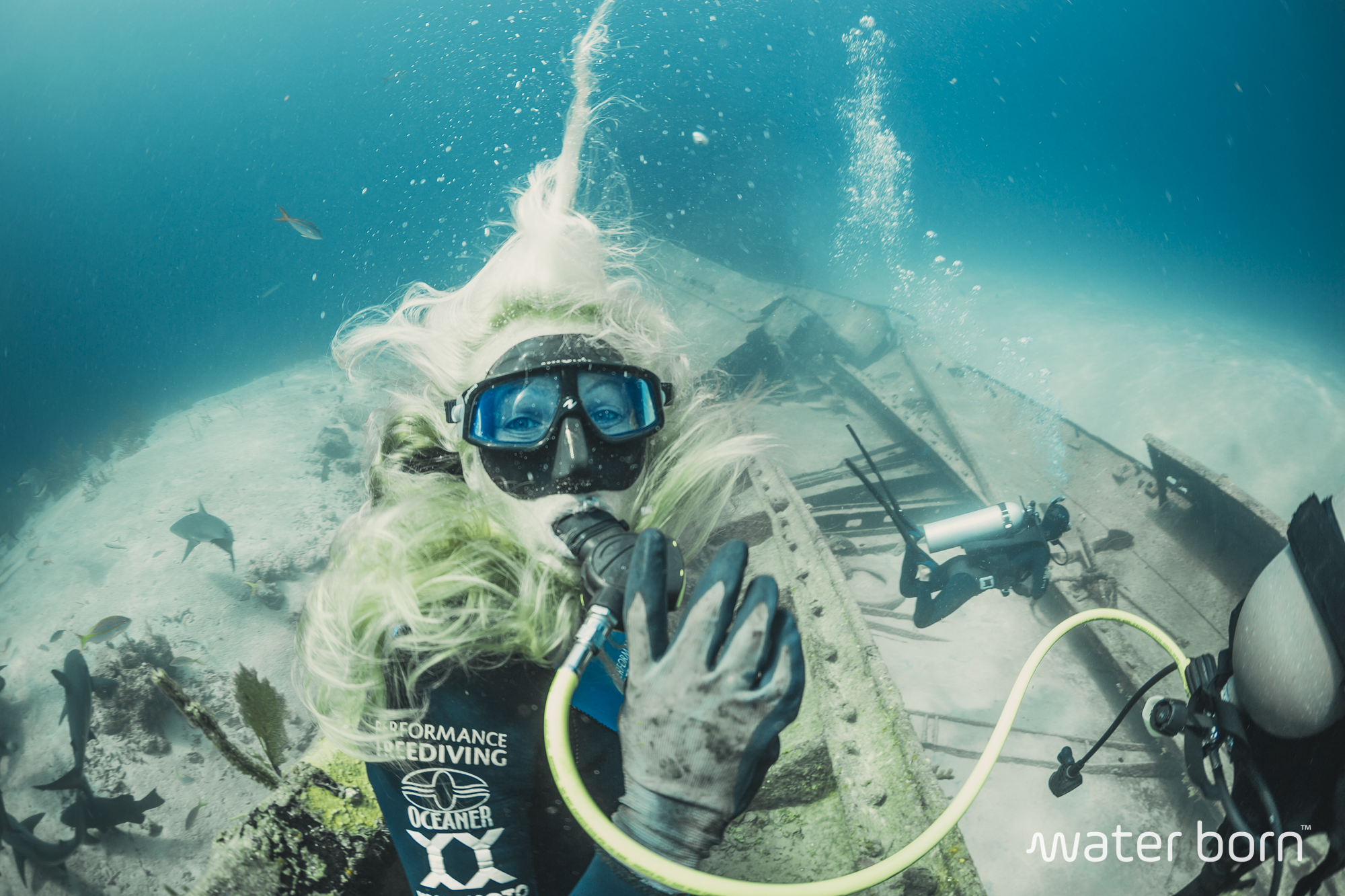 Using scuba and enriched oxygen for filming